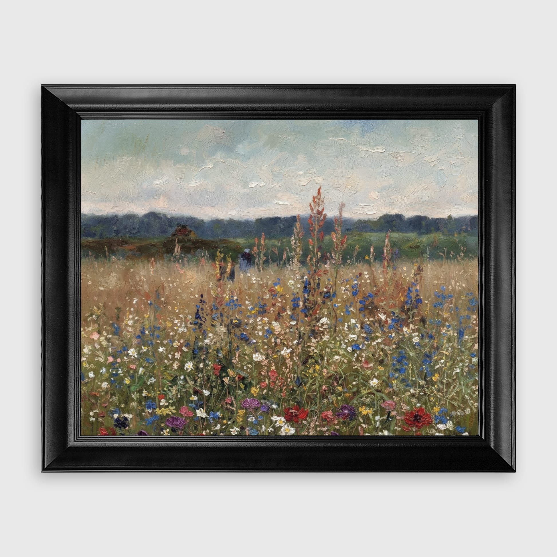 "Flowers Landspace" Floral Tablo