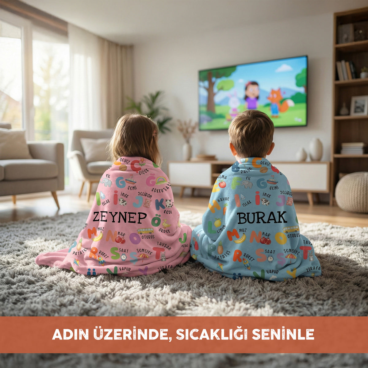 Bonibom Eğitici Alfabe Battaniyesi