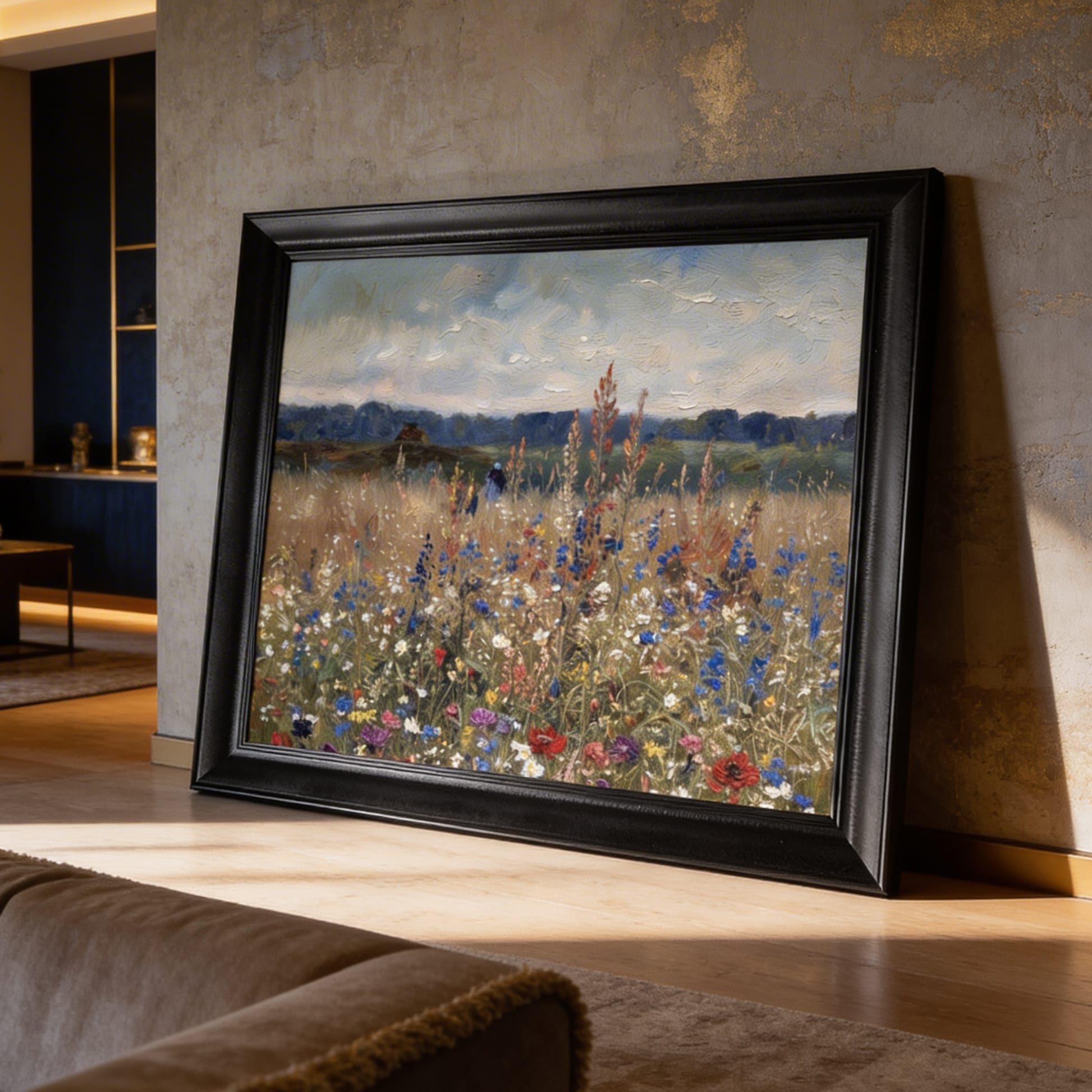 "Flowers Landspace" Floral Tablo