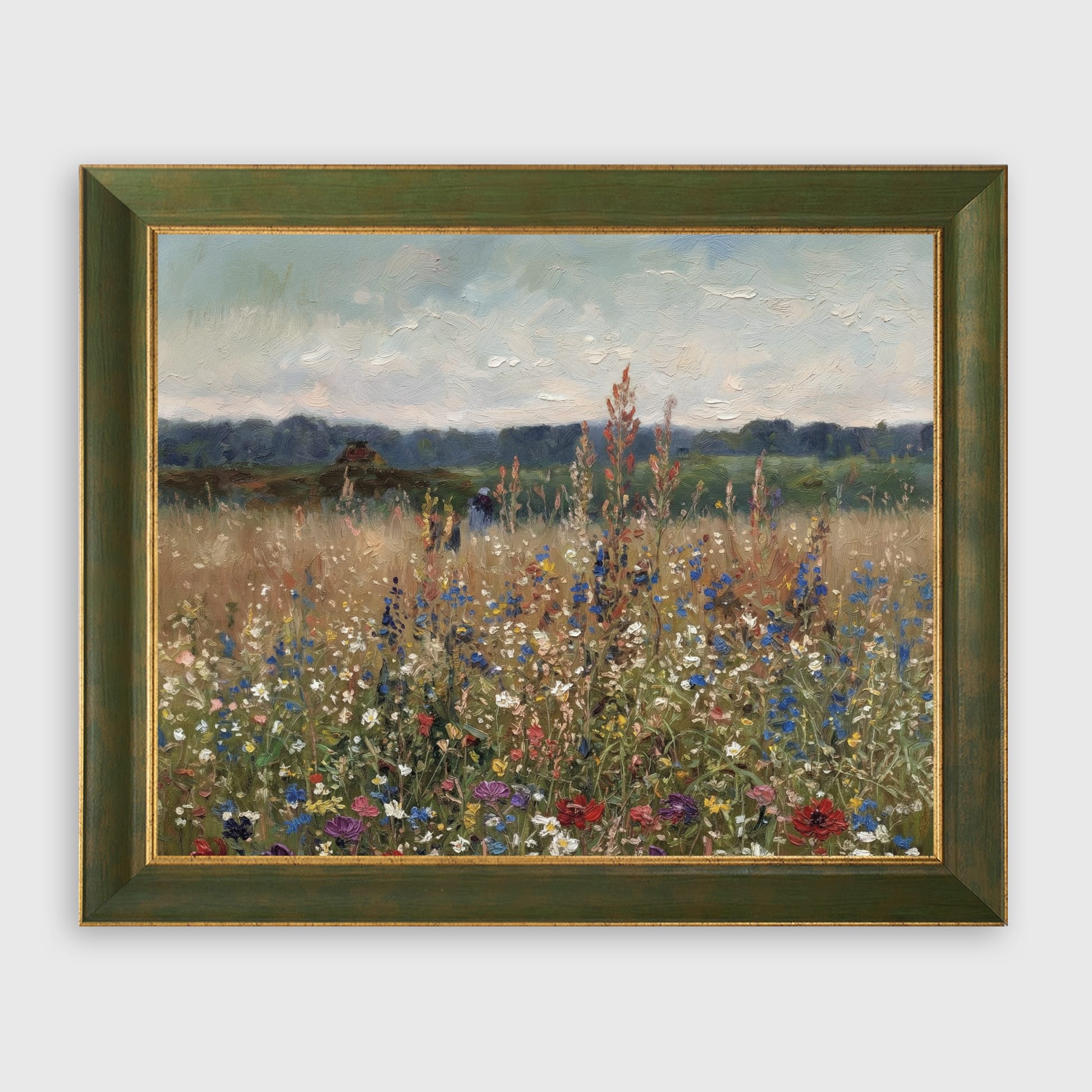 "Flowers Landspace" Floral Tablo