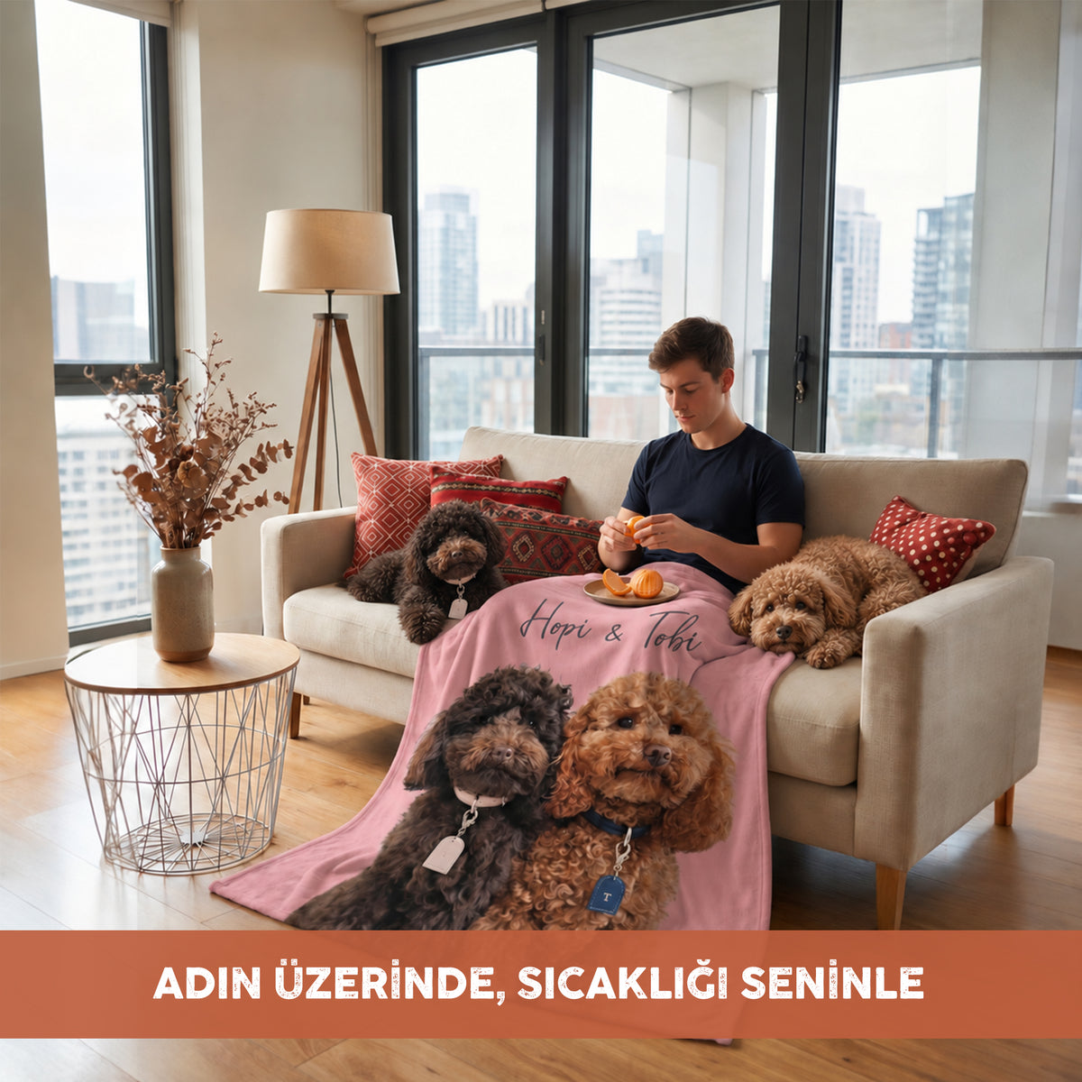 Bonibom "Sevimli Dostlar" Minky Battaniye