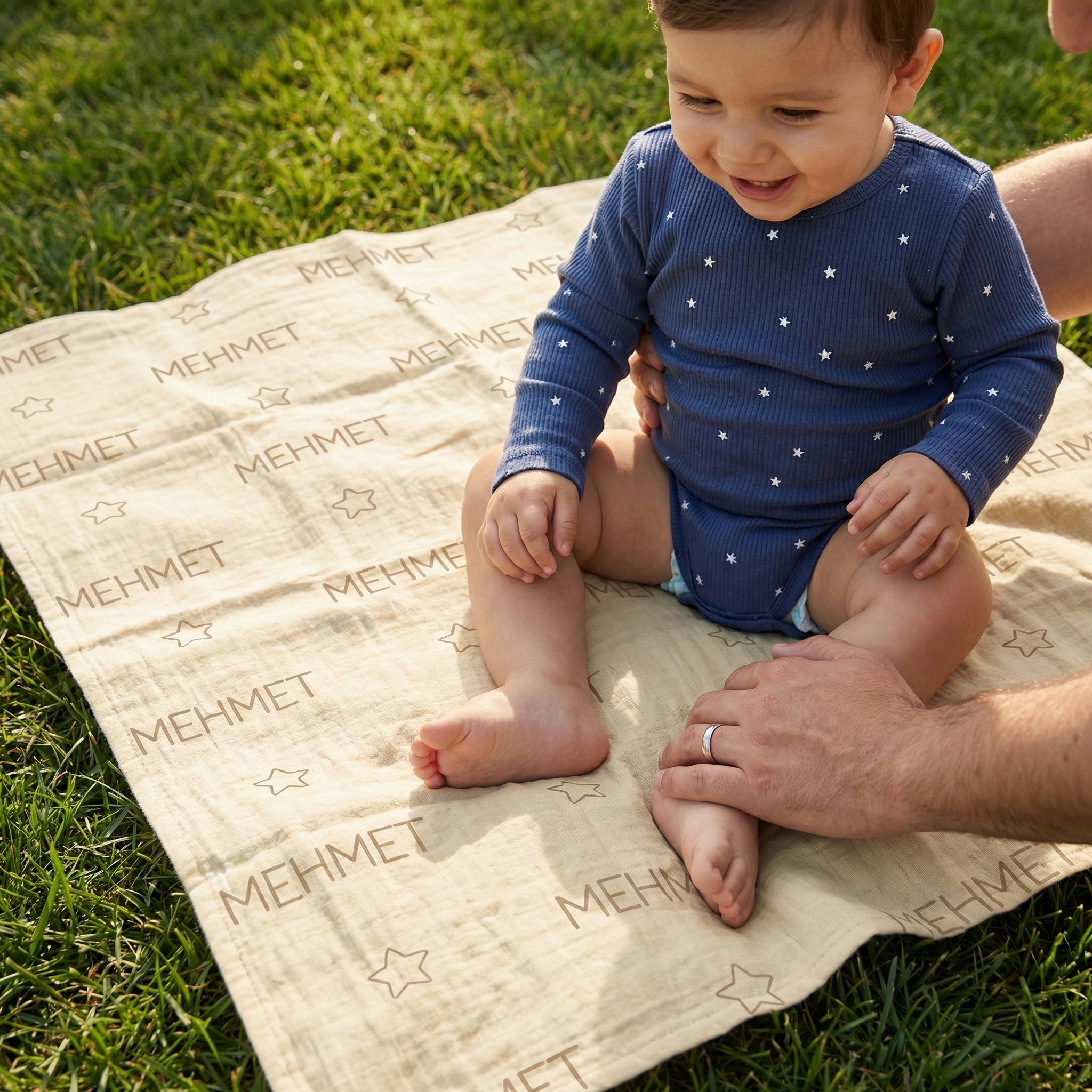 Kişiye Özel %100 Pamuk Müslin Battaniye