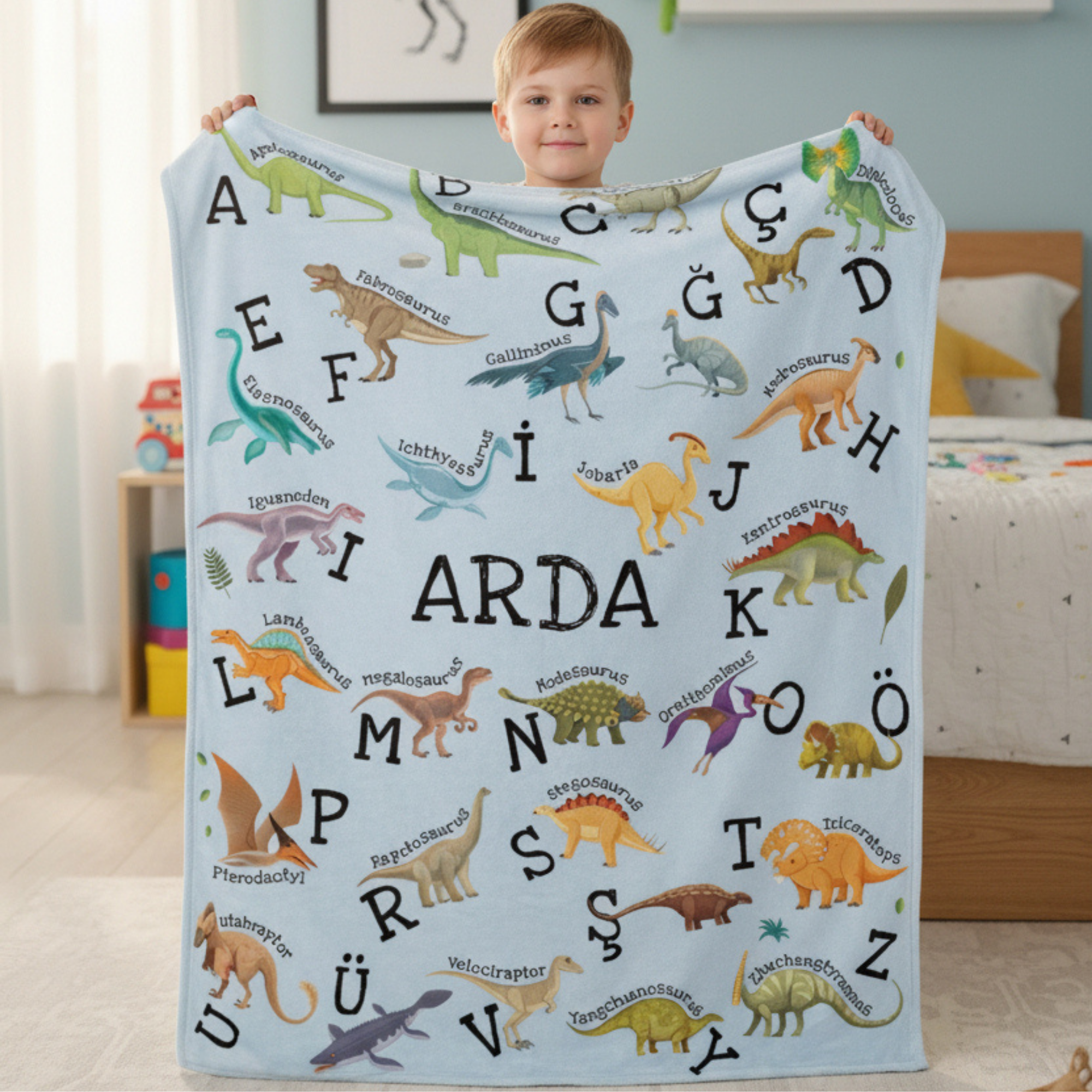 Bonibom Alfabe Çocuk Battaniyesi