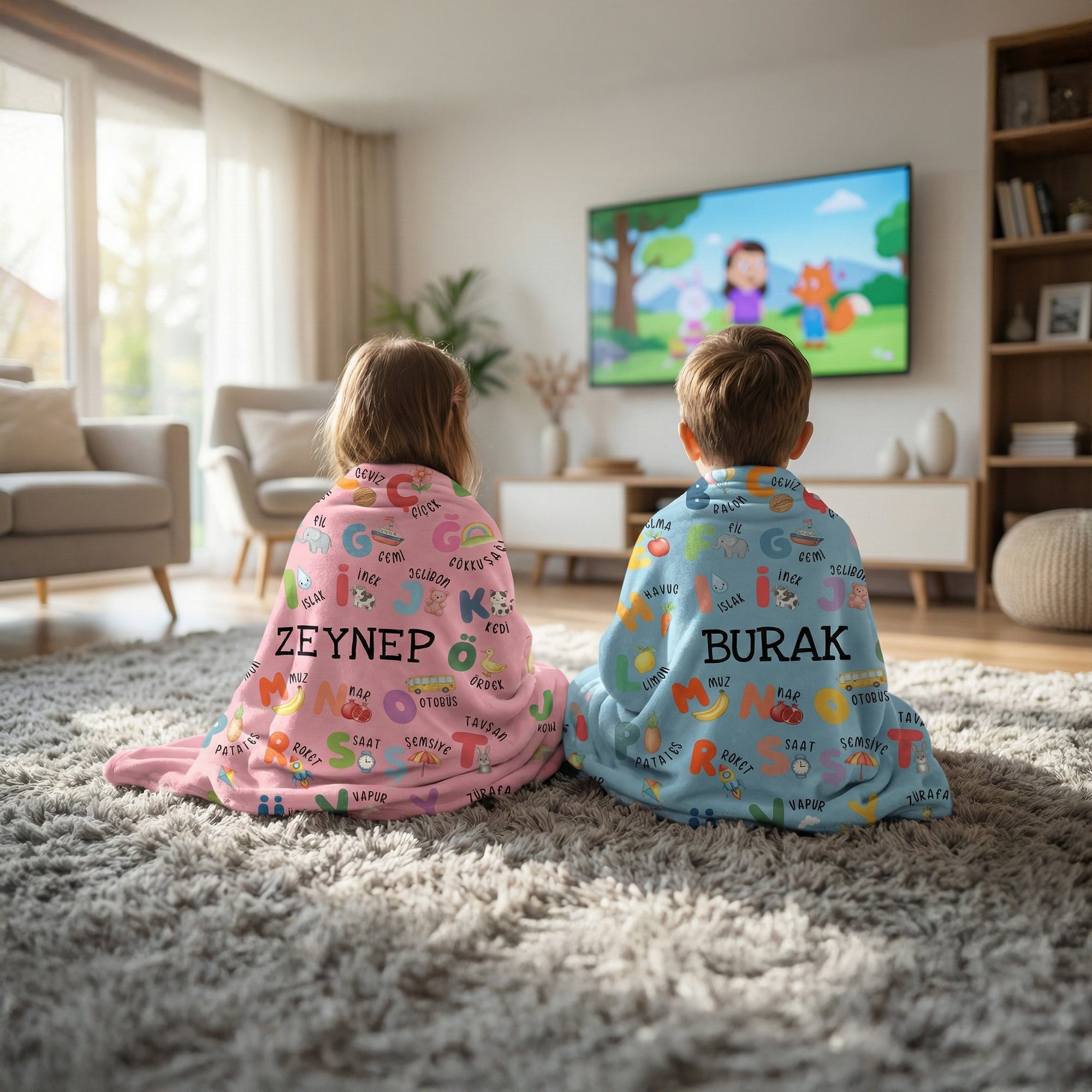 Bonibom Eğitici Alfabe Battaniyesi