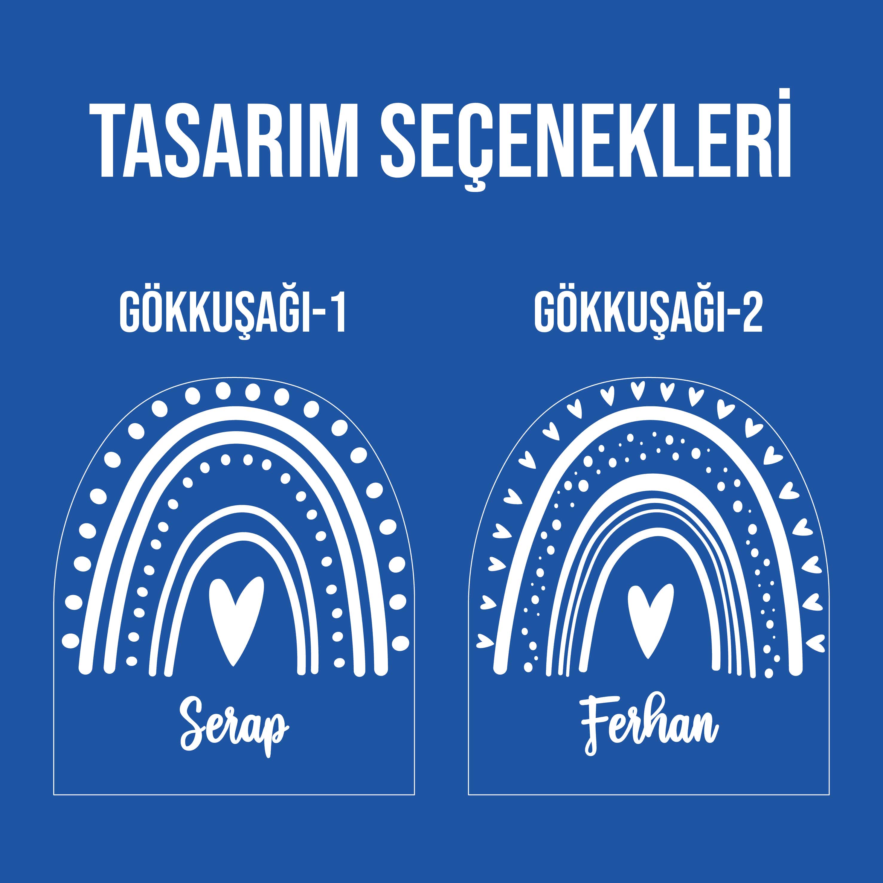KİŞİYE ÖZEL AHŞAP TABANLI GÖKKUŞAĞI LED GECE LAMBASI