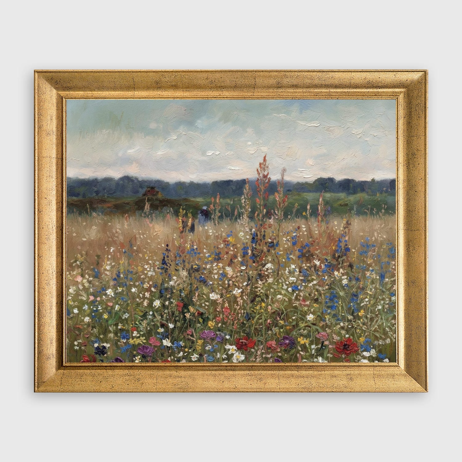 "Flowers Landspace" Floral Tablo