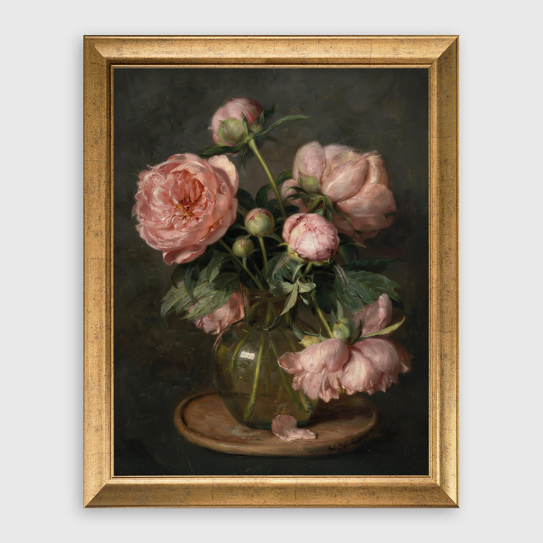 "Pinky Rose" Floral Tablo