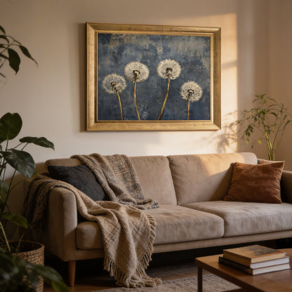 "Dandelion" Floral Tablo