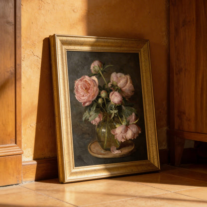 "Pinky Rose" Floral Tablo