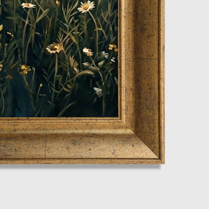"Deep Green" Floral Tablo