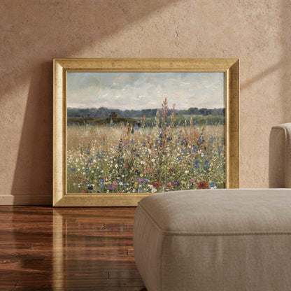 "Flowers Landspace" Floral Tablo