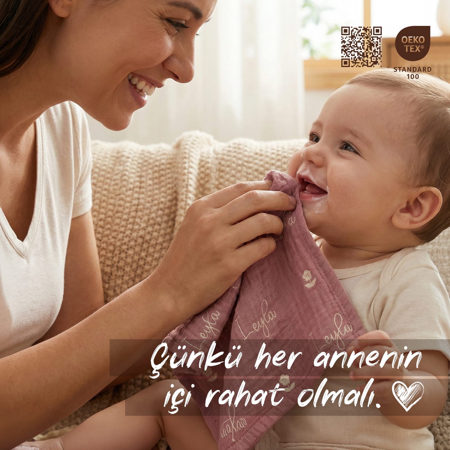 Kişiye Özel %100 Pamuk Müslin 10 &