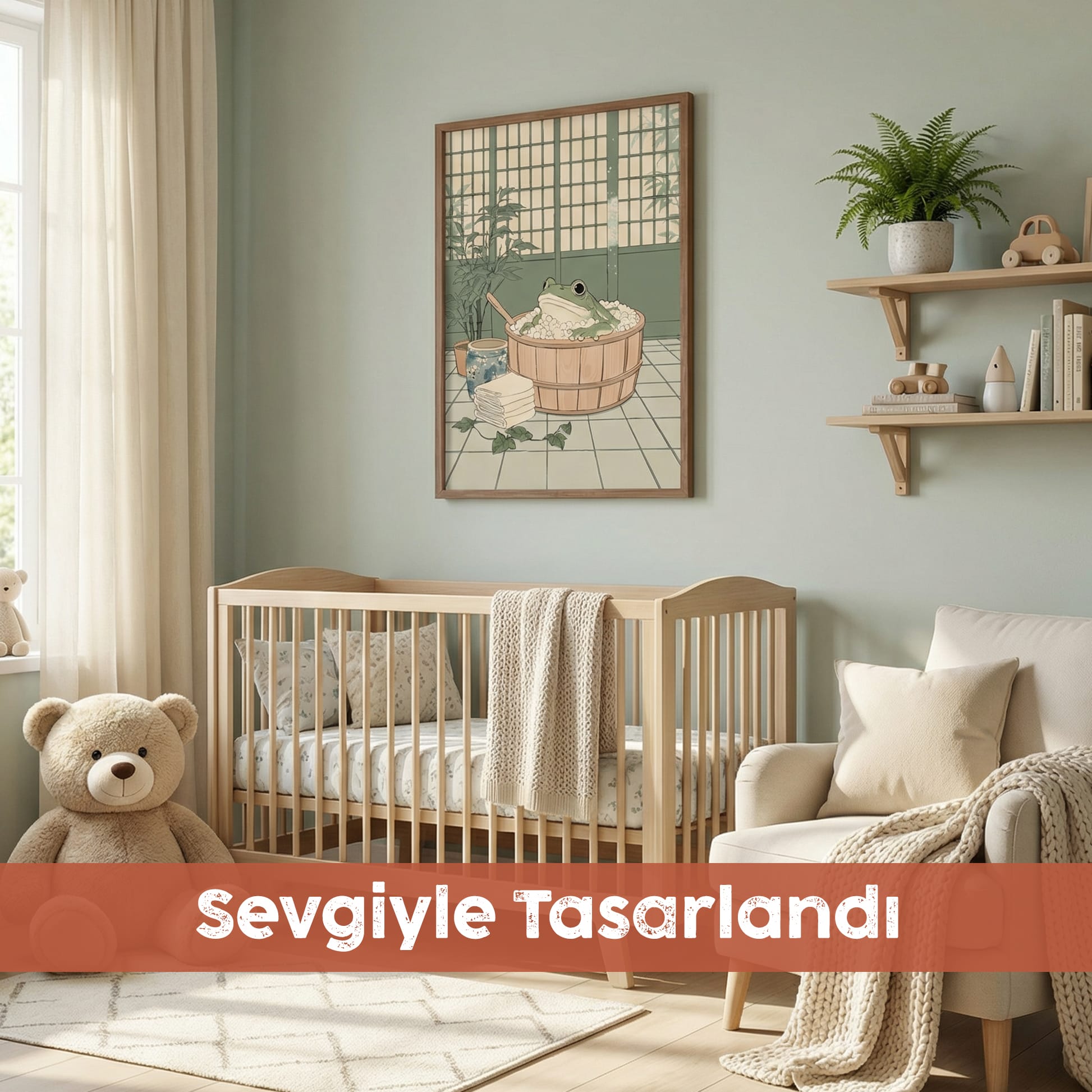 "Kurbağa" Çocuk Tablo