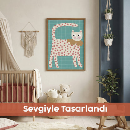 "Sevimli Kedi" Çocuk Tablo