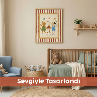 "Love One Another" Çocuk Tablo