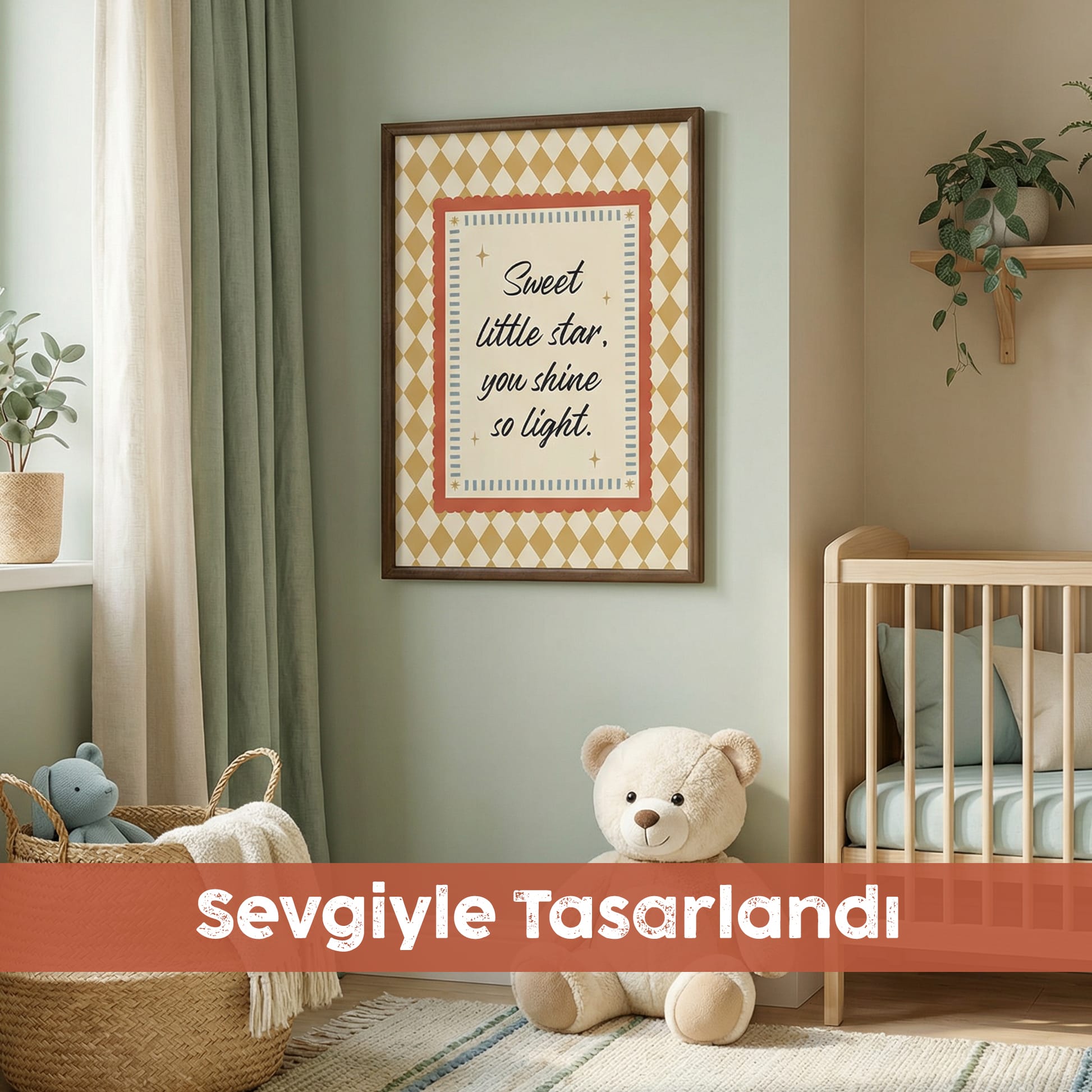 "Sweet Little Star" Çocuk Tablo