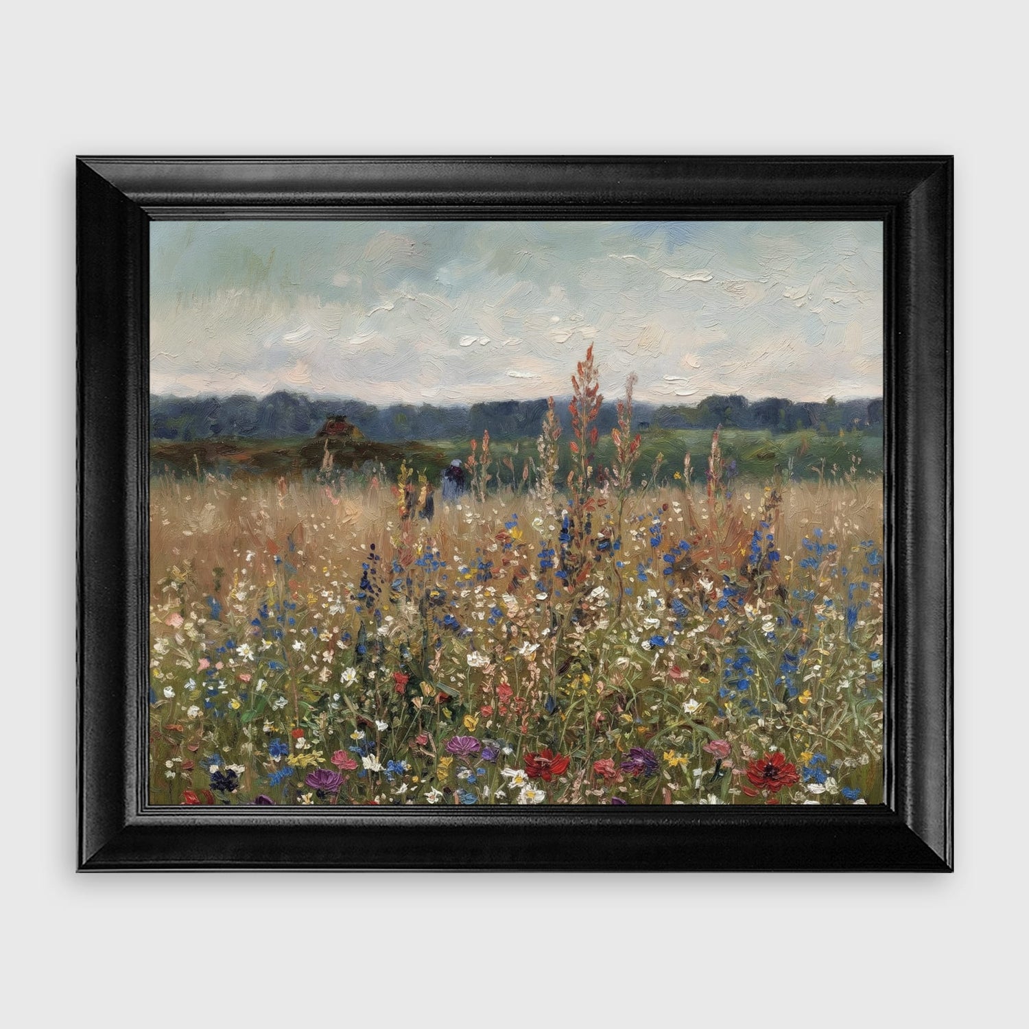"Flowers Landspace" Floral Tablo