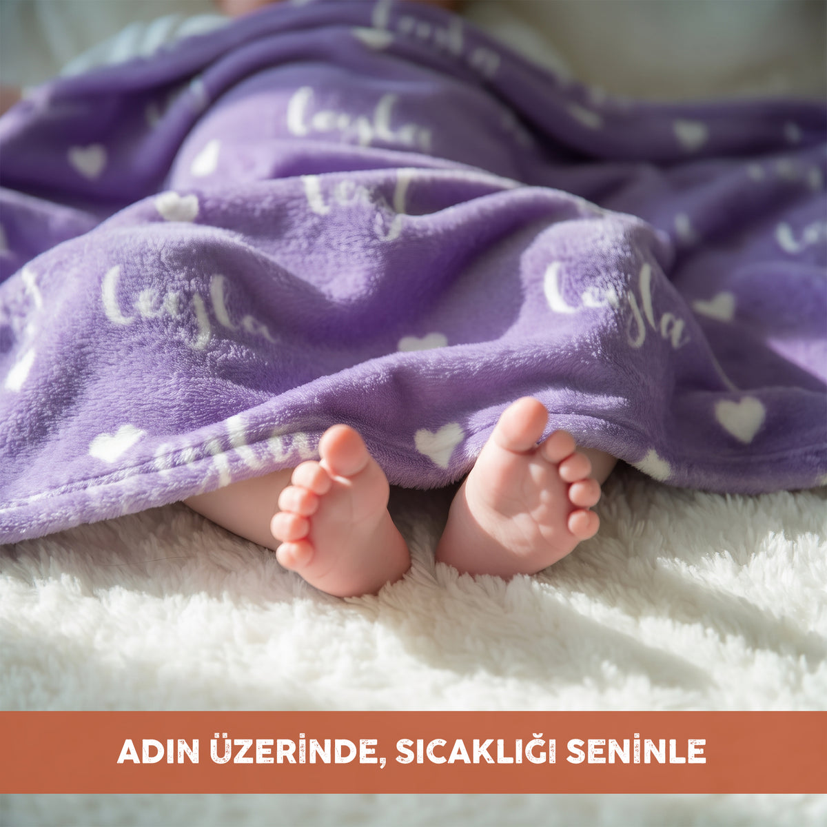 Bonibom Kişiye Özel Minky Battaniye