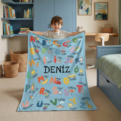 Bonibom Eğitici Alfabe Battaniyesi