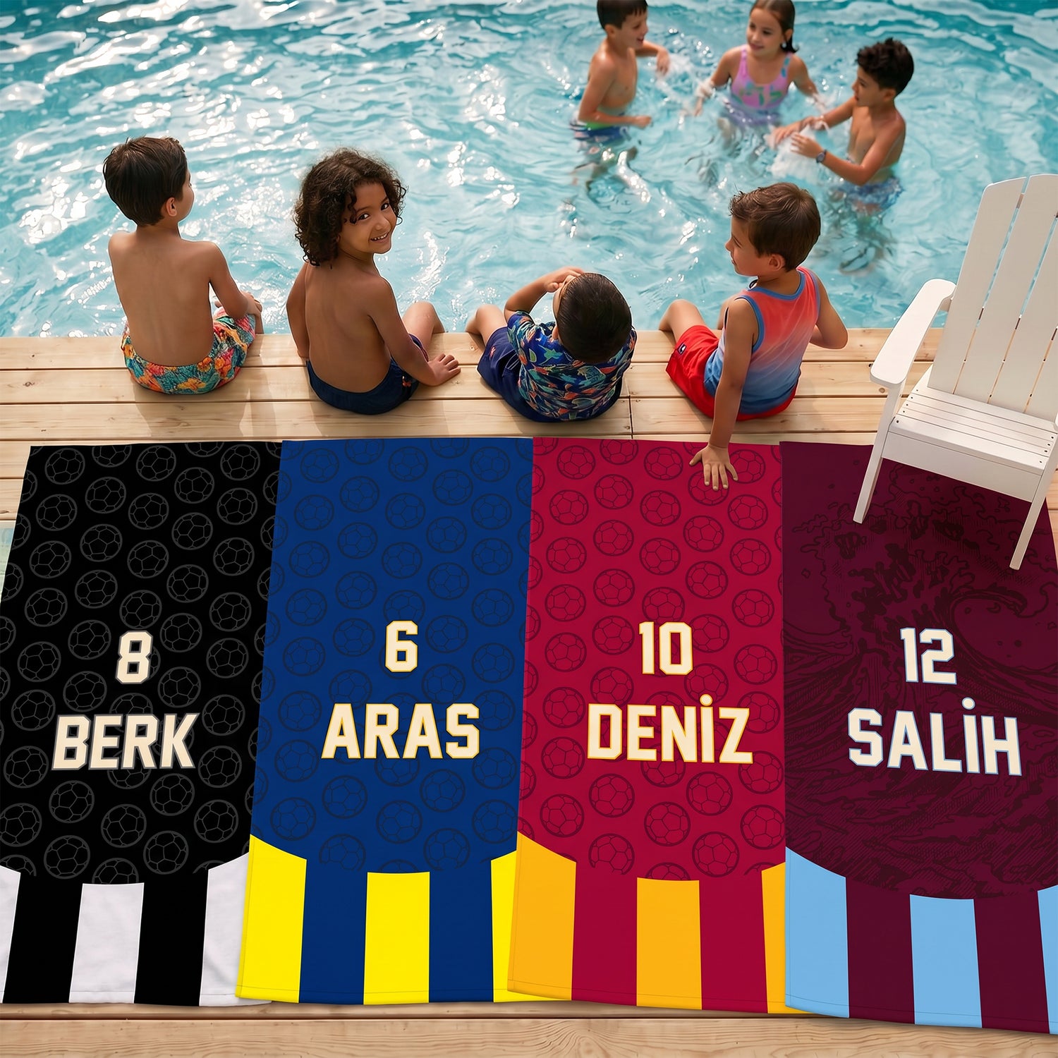 Kişiye Özel "BENİM RENGİM" Plaj Havlusu-Bonibom Özel Koleksiyonu
