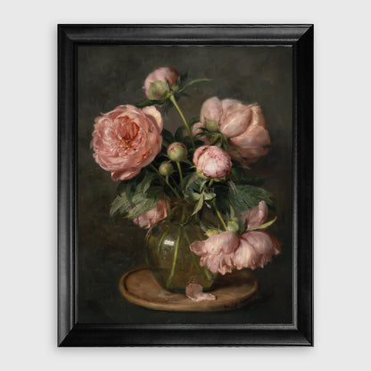 "Pinky Rose" Floral Tablo