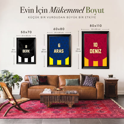 Kişiye Özel "GÖNÜL RENKLERİ" Kanvas Tablo