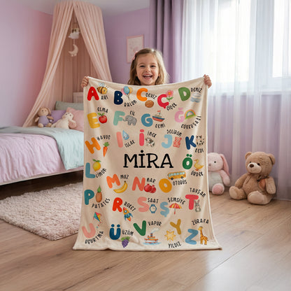 Bonibom Eğitici Alfabe Battaniyesi