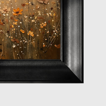 "Orange Flowers" Floral Tablo