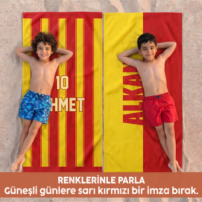 Kişiye Özel Anka Ruhu Plaj Havlusu