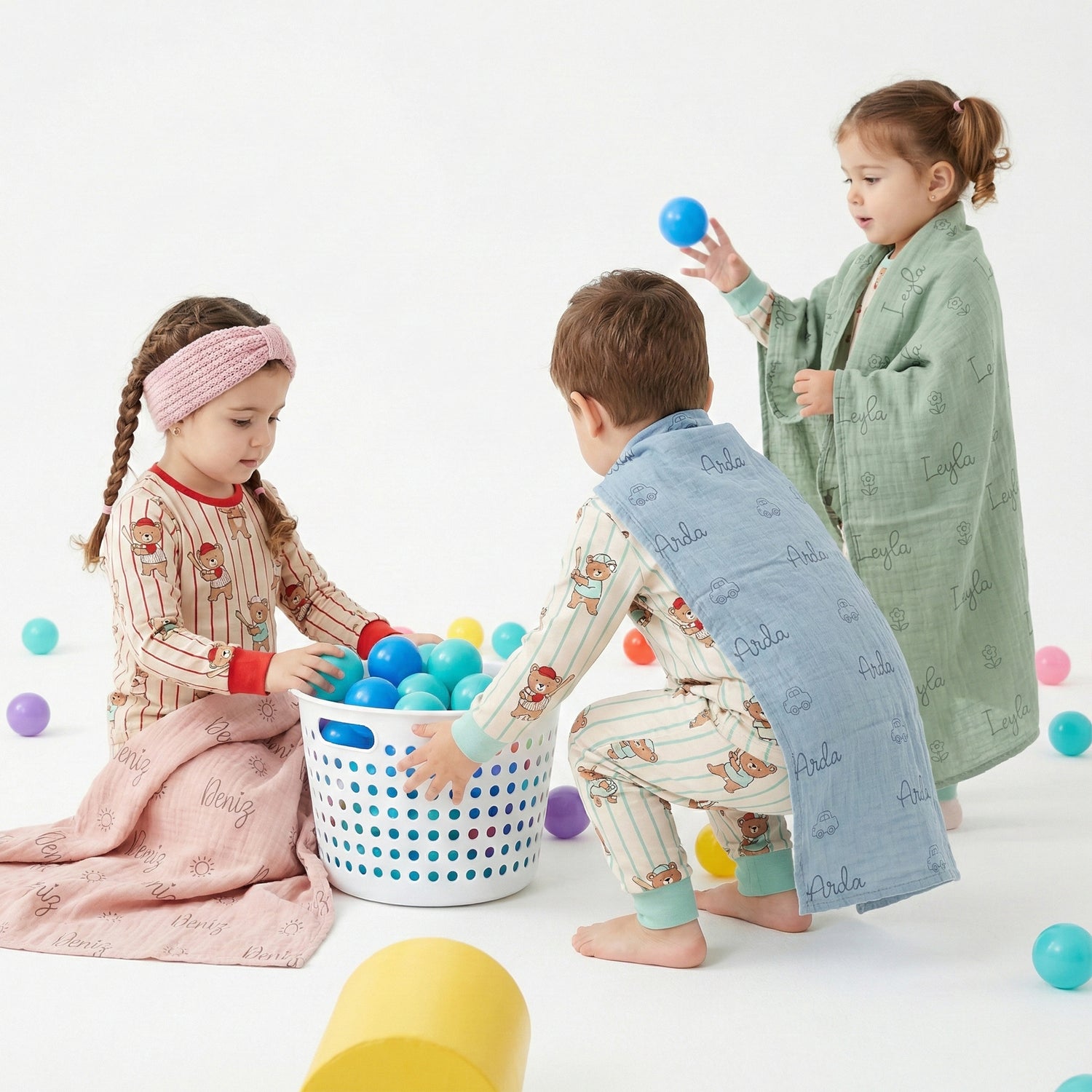 Kişiye Özel %100 Pamuk Müslin Battaniye