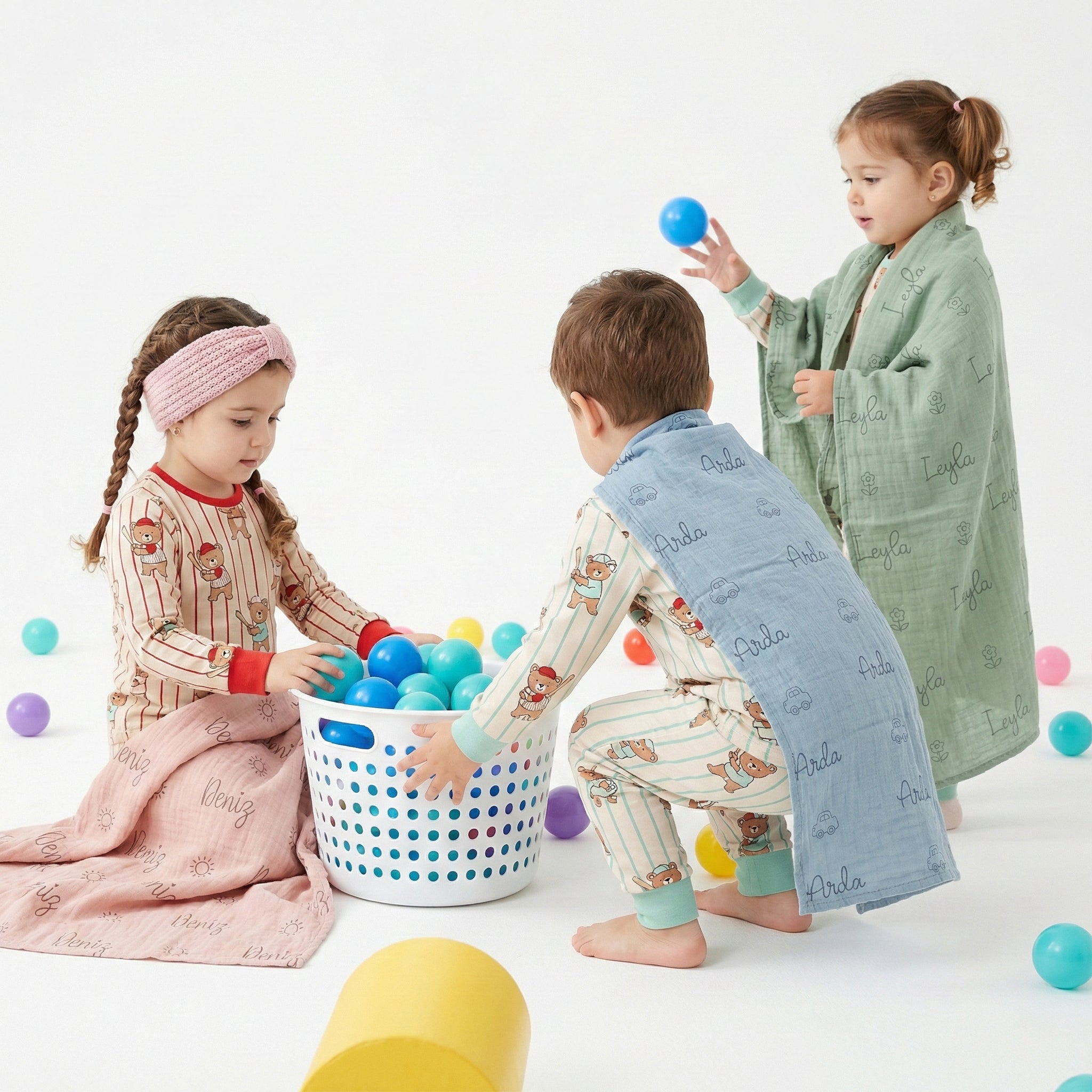 Kişiye Özel %100 Pamuk Müslin Battaniye