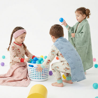 Kişiye Özel %100 Pamuk Müslin Battaniye