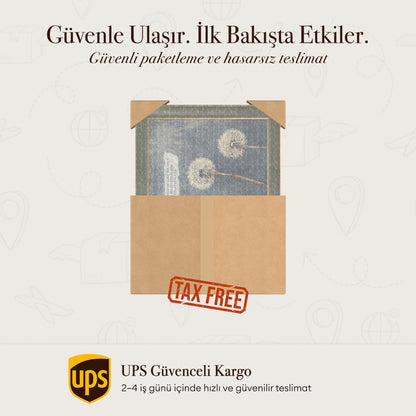 Kişiye Özel "GÖNÜL RENKLERİ" Kanvas Tablo
