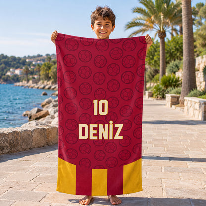 Kişiye Özel "BENİM RENGİM" Plaj Havlusu-Bonibom Özel Koleksiyonu