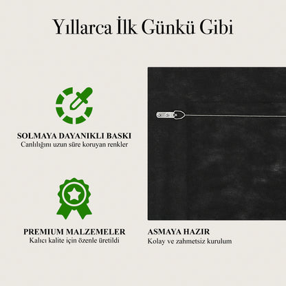 Kişiye Özel "GÖNÜL RENKLERİ" Kanvas Tablo