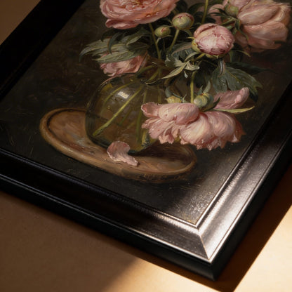"Pinky Rose" Floral Tablo