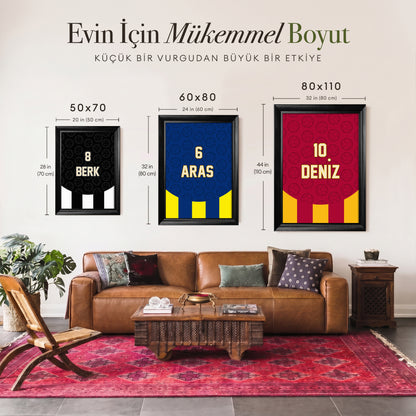 Kişiye Özel "GÖNÜL RENKLERİ" Kanvas Tablo