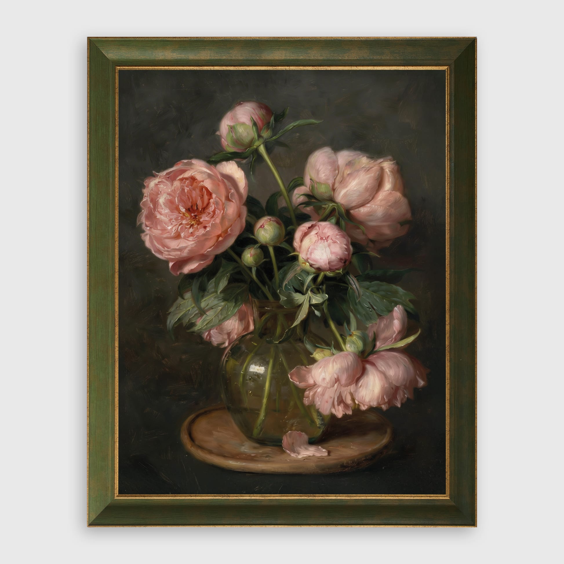 "Pinky Rose" Floral Tablo