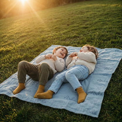 Kişiye Özel %100 Pamuk Müslin Battaniye