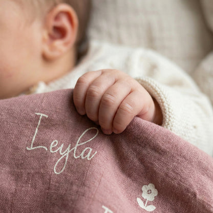 Kişiye Özel %100 Pamuk Müslin Battaniye