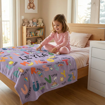 Bonibom Eğitici Alfabe Battaniyesi