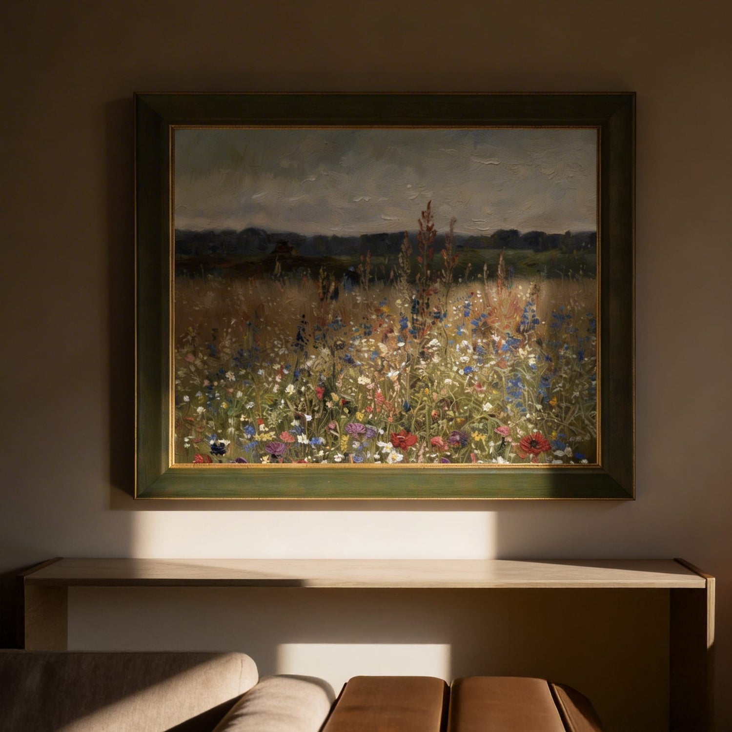 "Flowers Landspace" Floral Tablo