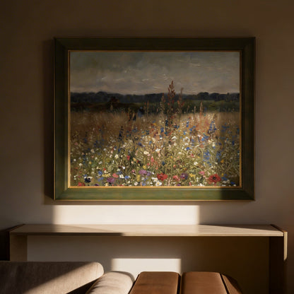 "Flowers Landspace" Floral Tablo