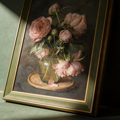 "Pinky Rose" Floral Tablo