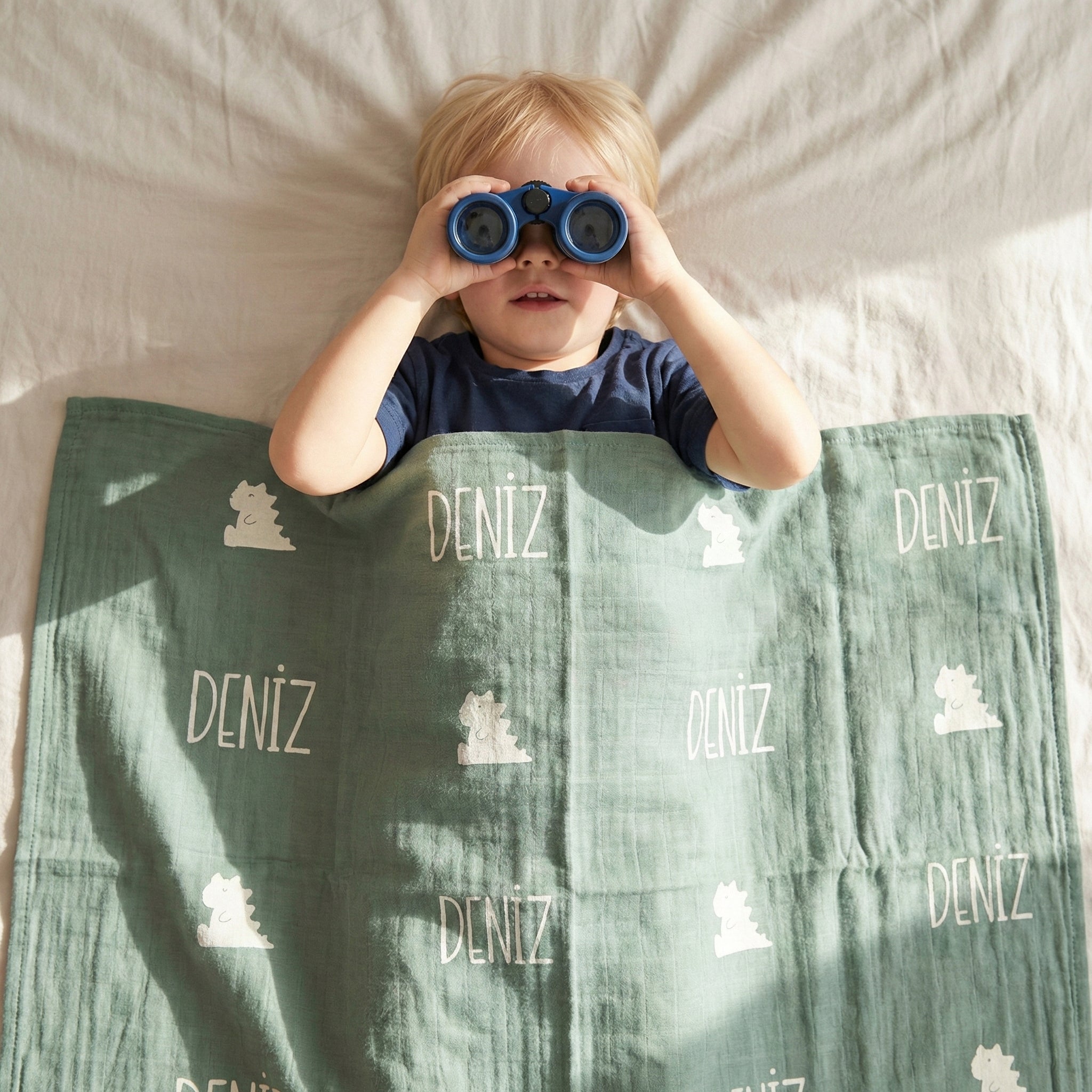 Kişiye Özel %100 Pamuk Müslin Battaniye