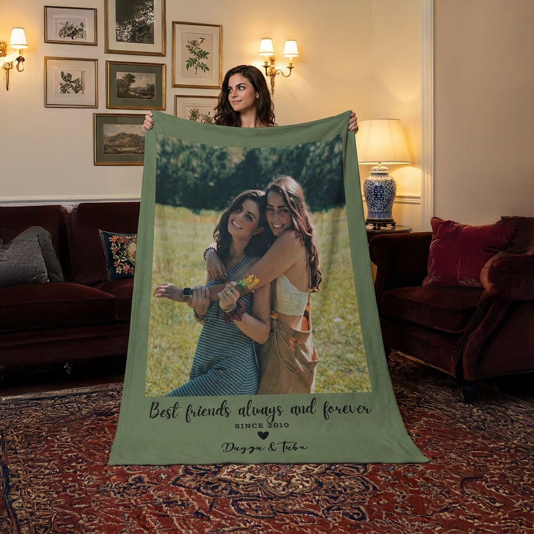 Bonibom Resim Kolajlı Battaniyesi