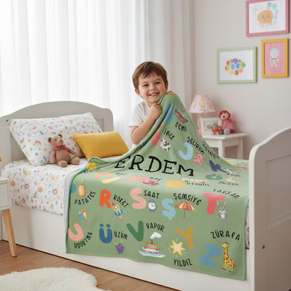 Bonibom Eğitici Alfabe Battaniyesi