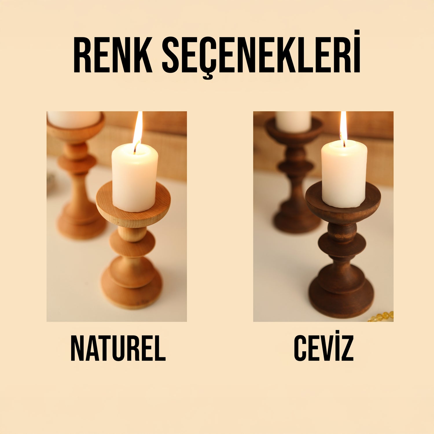 DEKORATİF IHLAMUR MUMLUK