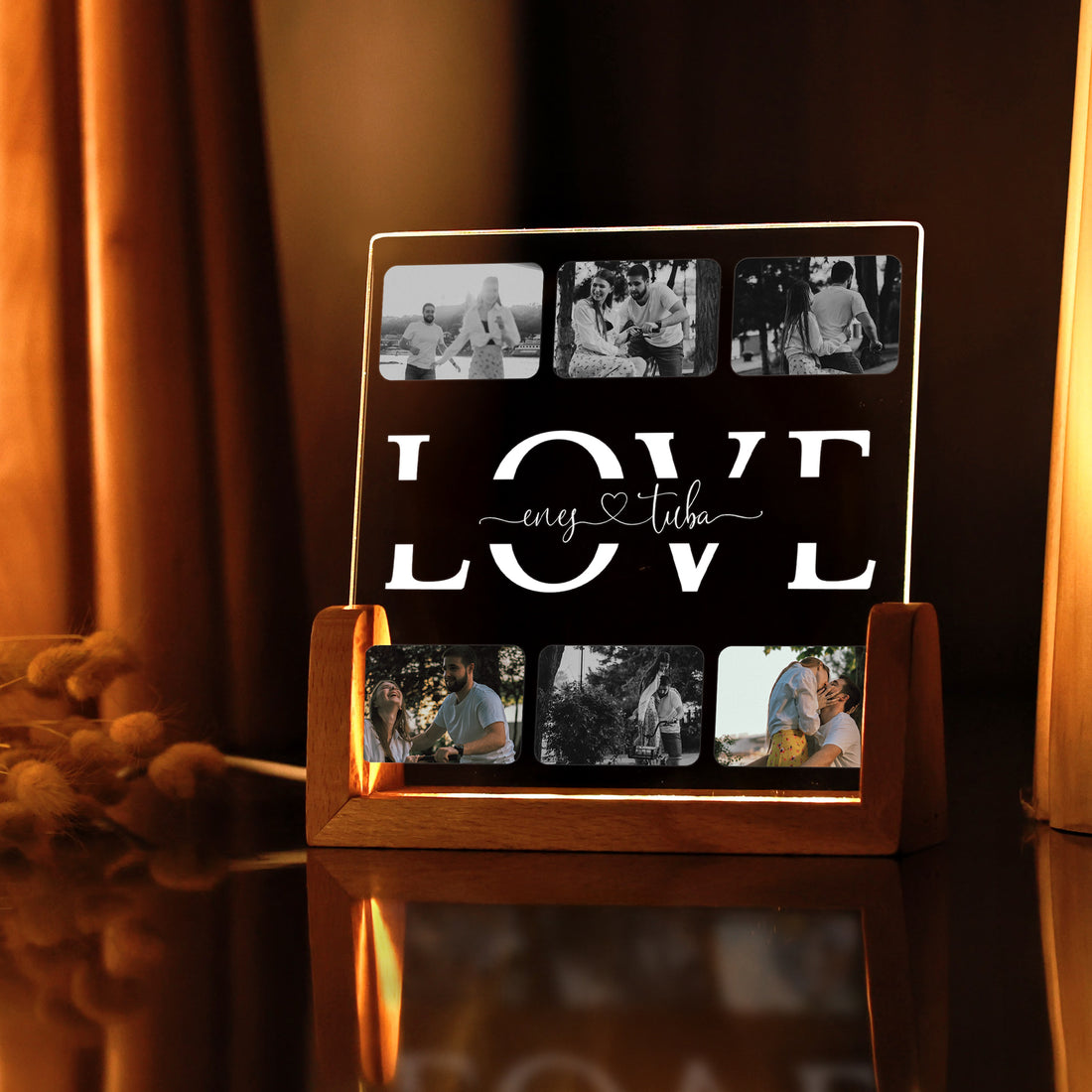 KİŞİYE ÖZEL LOVE LED IŞIKLI FOTOĞRAFLI GECE LAMBASI