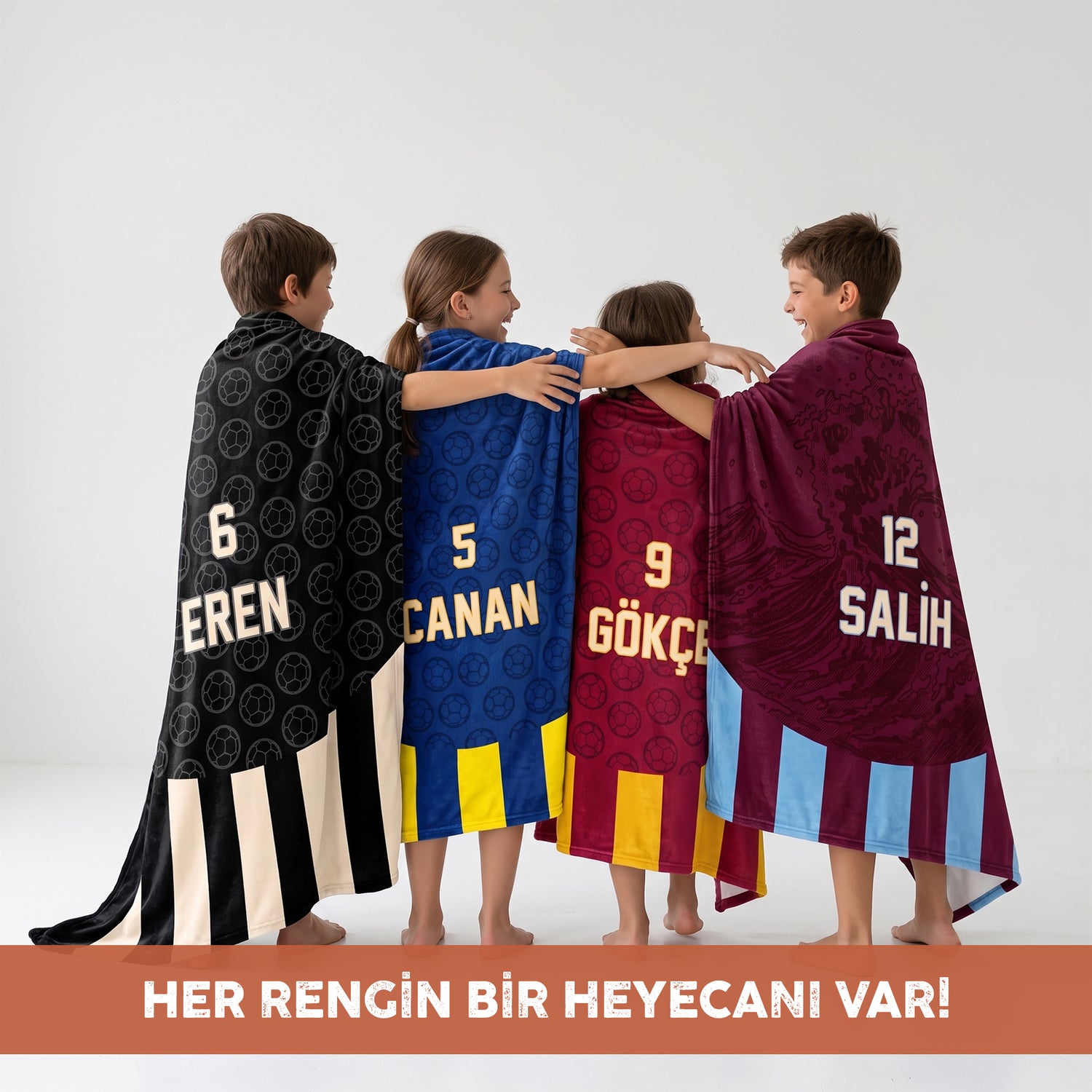 Kişiye Özel İsim ve Numara Minky Battaniye